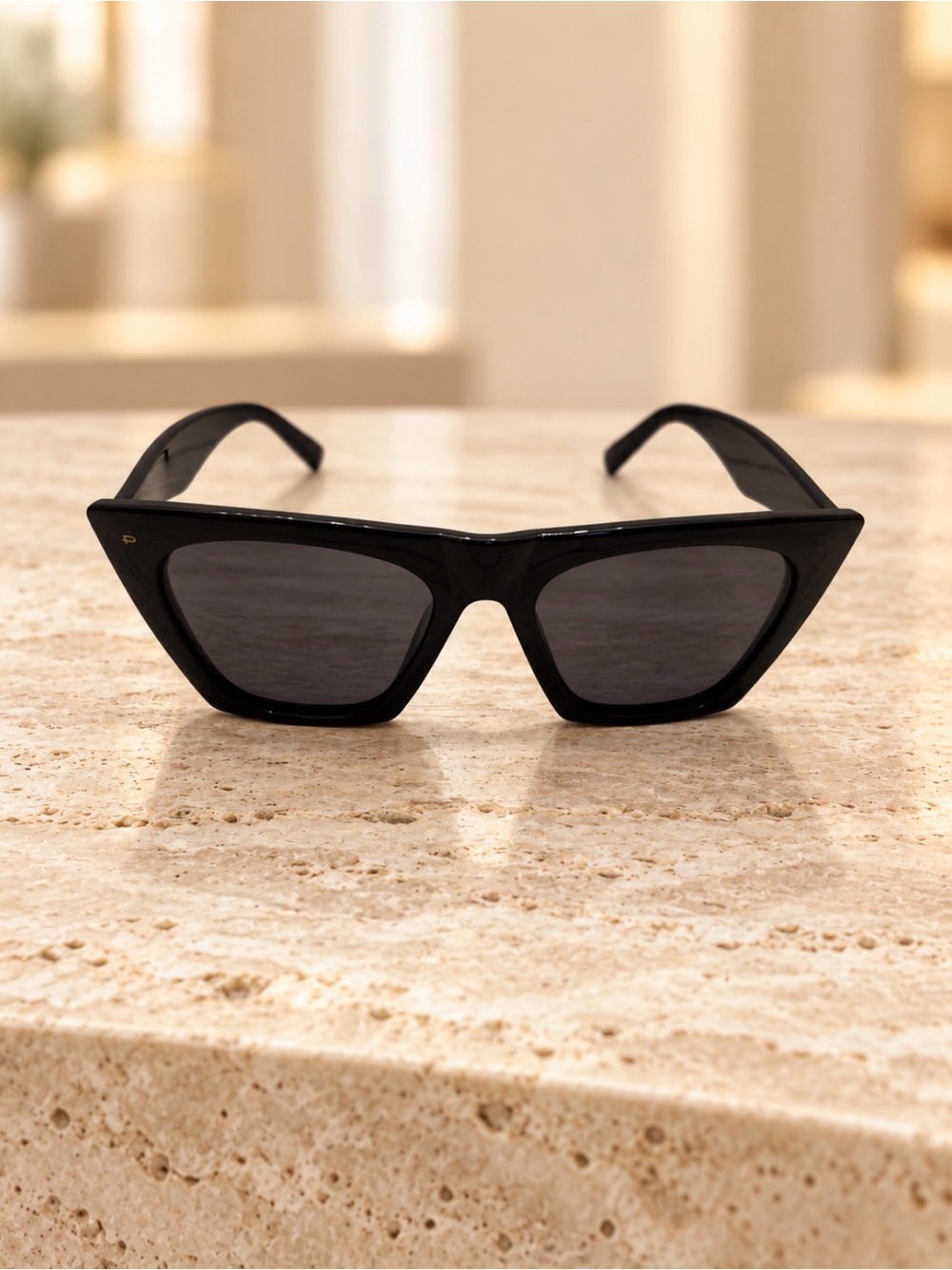 Privé Revaux x Benzo Black Cat-Eye Sunglasses | 51-17-145 Made in Italy